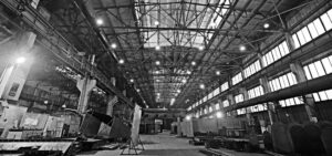 Manufacturing assembly line illustrating systems thinking applied to life strategy